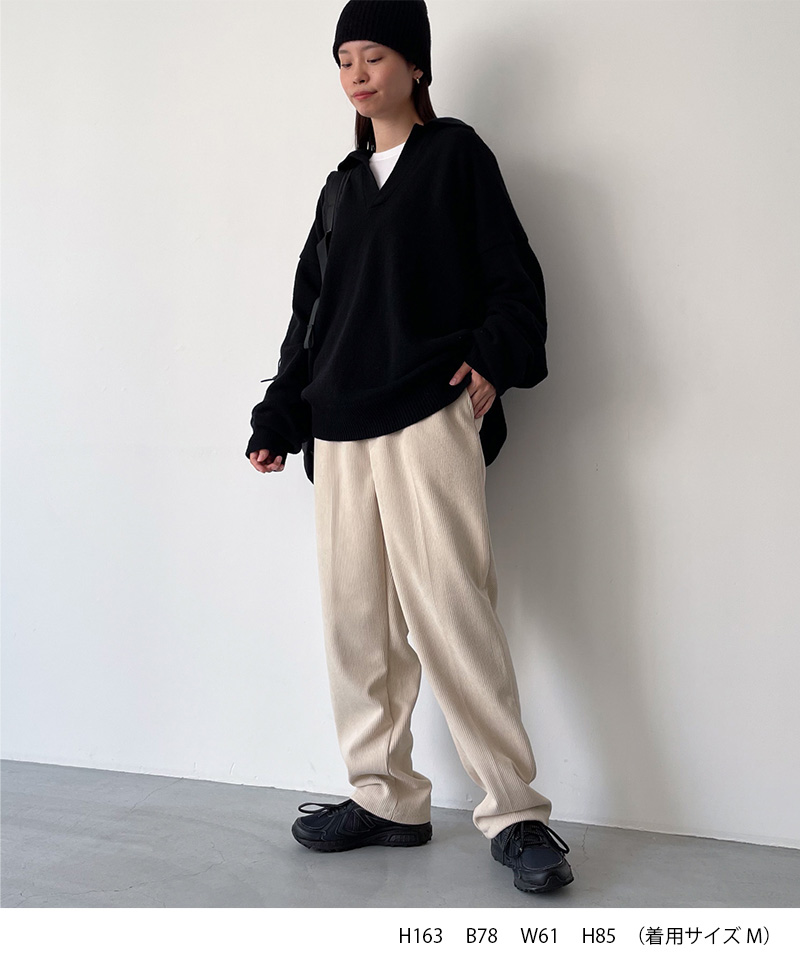 choice_cnl 切り替えコーデュロイ＆デニムパンツ」 | CANAL JEAN