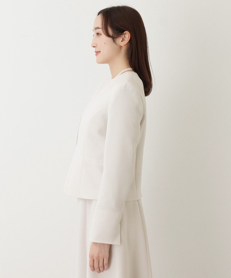9万✨美品 フォクシー Trauaille ショートジャケット ノーカラー 40