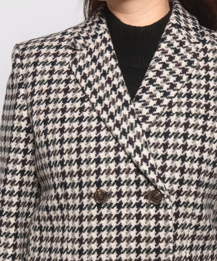 Theory Pattern Tweed Square DB JKT コート Theory Pattern Tweed Square DB JKT コート