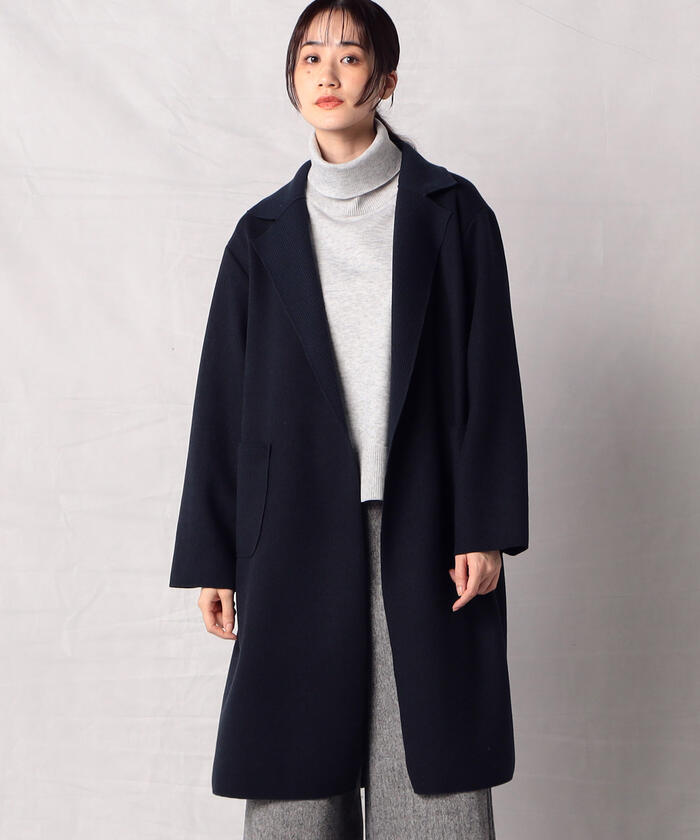 セール10%OFF】プットオン ライトコート(ネイビー)(505743558