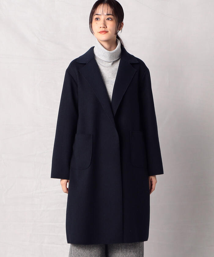セール10%OFF】プットオン ライトコート(ネイビー)(505743558