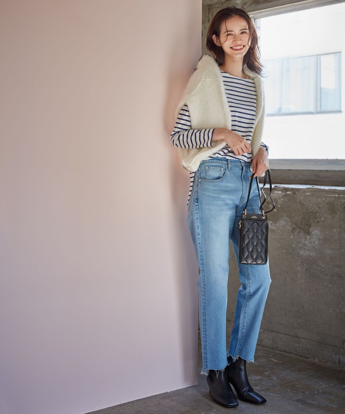 SLOW/一部店舗限定】SLOW DENIM ワイドストレート デニム