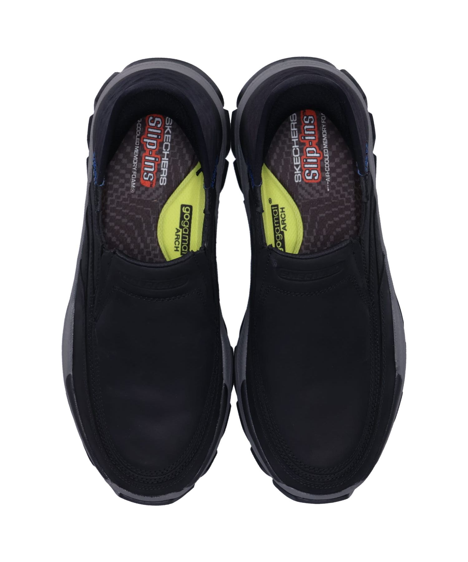 スケッチャーズ　スリップイン　スニーカー　黒 スケッチャーズ SKECHERS SLIP-INS WORK:SQUAD CHAOS SR-STIVIG