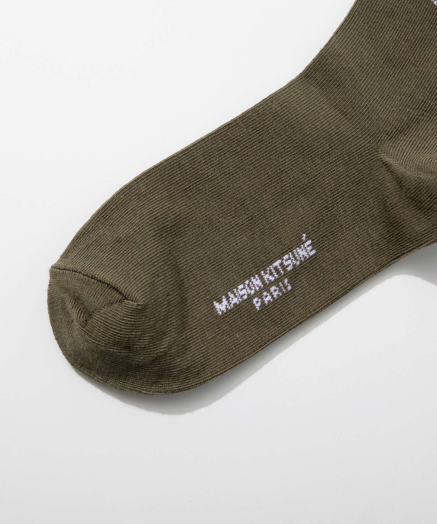 メゾンキツネ MAISON KITSUNE LM06406KT0010 靴下 FOX HEAD メゾンキツネ MAISON KITSUNE LM06406KT0010 靴下 FOX HEAD