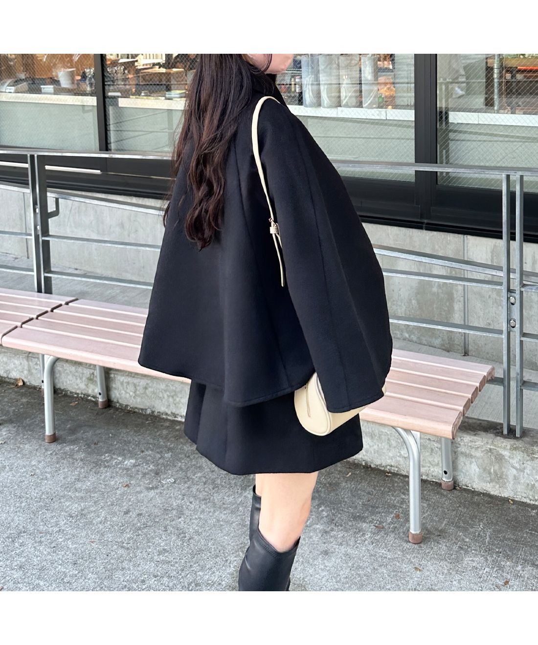 セール15%OFF】ジュノア JUNOAH スリットケープコート(505767625