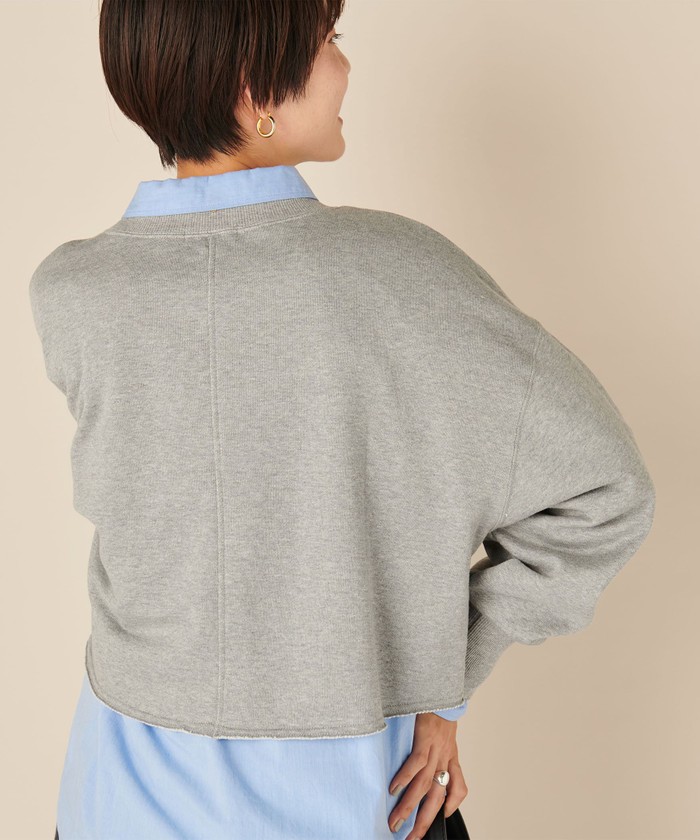 セール 40%OFF】ショート丈裏毛スウェット(505460269