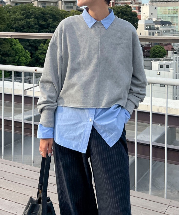 セール 40%OFF】ショート丈裏毛スウェット(505460269
