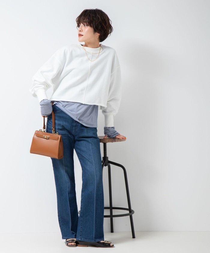 セール 40%OFF】ショート丈裏毛スウェット(505460269