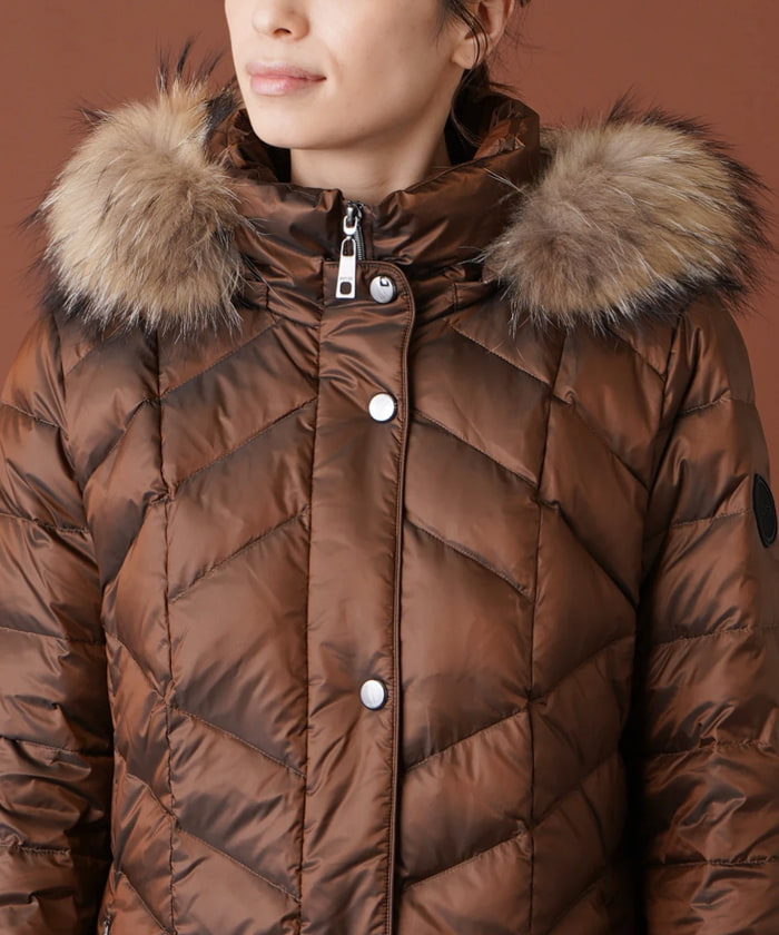 leilian - 【美品】Lellian レリアン フーデッドコート 2way