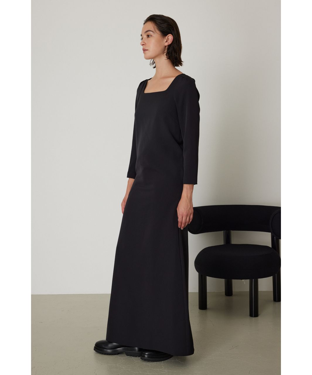 RIM.ARK（リムアーク）の「Long belted dress（ワンピース