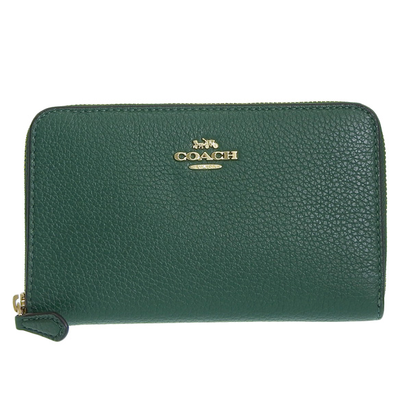 COACH コーチ MEDIUM ID ZIP WALLET ミディアム ジップ 二つ折り