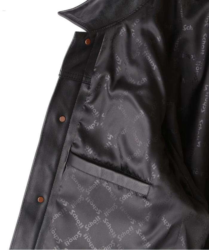 SHEEP LEATHER 1st TRACKER JACKET/シープレザー トラッカー