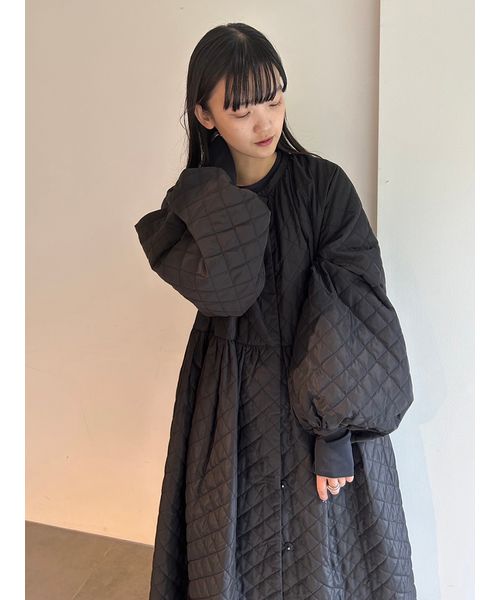 emmi atelier】金子綾 コラボキルティングコート(505708364 emmi atelier】金子綾 コラボキルティングコート(505708364