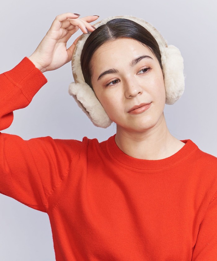 WEB限定】＜UGG＞シープスキン エンブロイダリー イヤーマフ(505756298) | ビューティーアンドユース  ユナイテッドアローズ(BEAUTY&YOUTH UNITED ARROWS) - d fashion