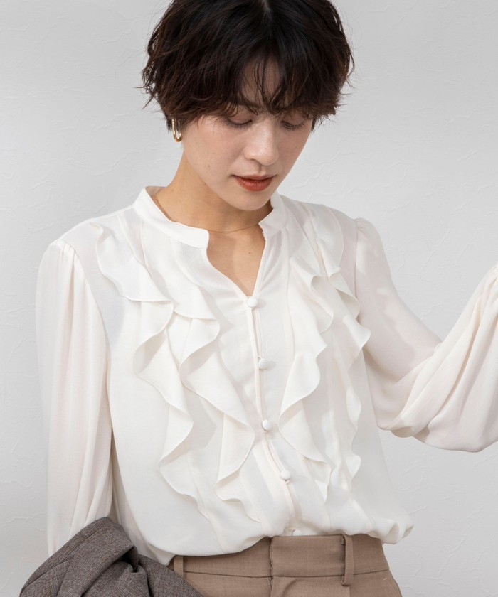 NOLLEY'S - 専用★美品！ノーリーズソフィーのとろみブラウスセット セール】ウォッシャブルジョーゼットフリルブラウス(505763672
