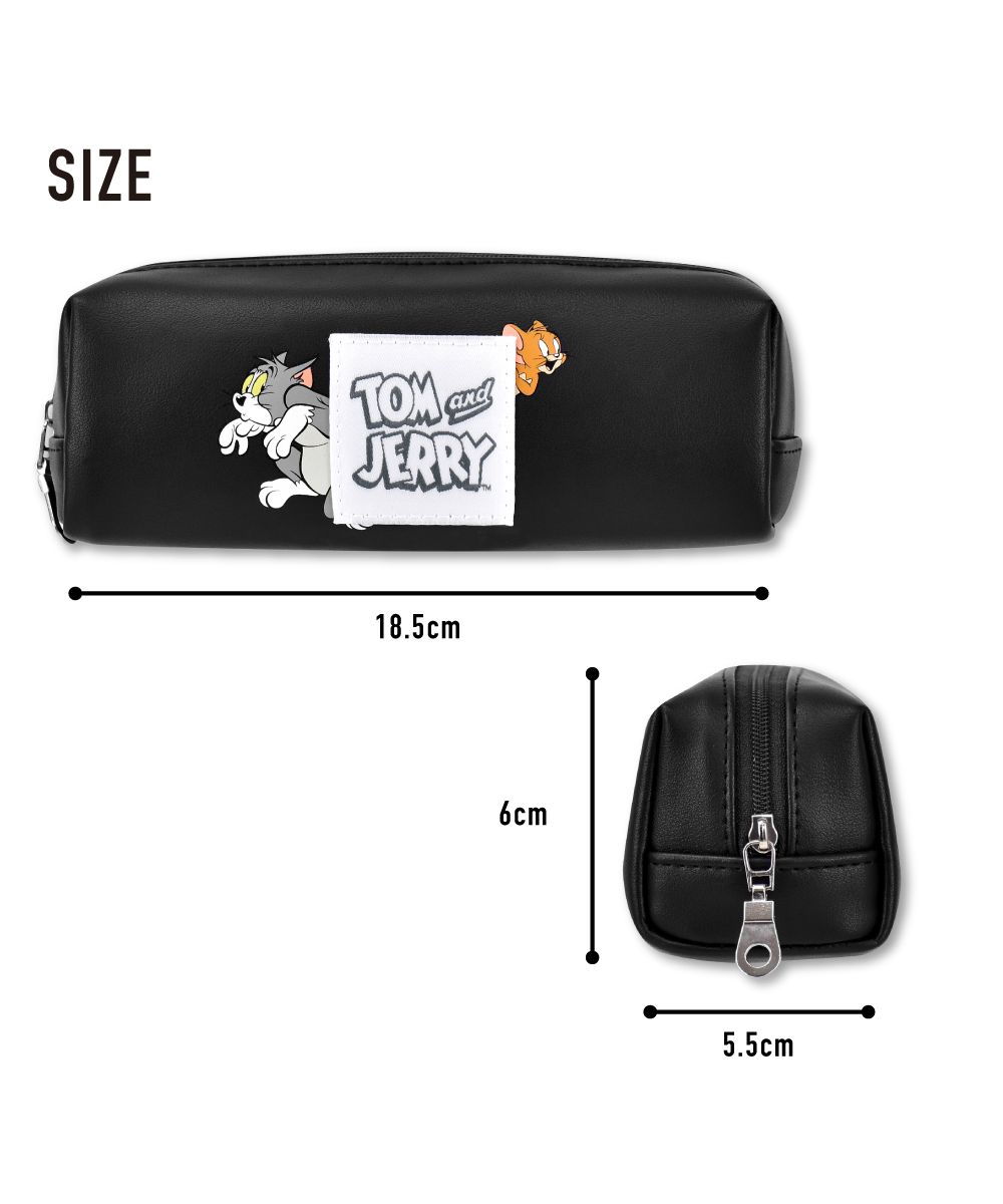 トムテページ２箱 ランナー RUNNER トムとジェリー ペンケース 筆箱 文具 化粧