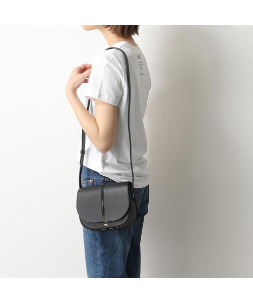 セール】APC A.P.C. ショルダーバッグ PXBJQ F61179 レザー ロゴ