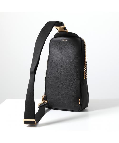 TOM FORDペブル加工レザー クロスボディバッグ セール】TOM FORD ボディバッグ H0420 LCL080G レザー(505770721
