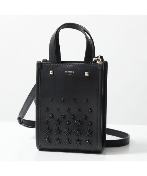 セール】Jimmy Choo ショルダーバッグ MINI N/S TOTE AOR スタッズ