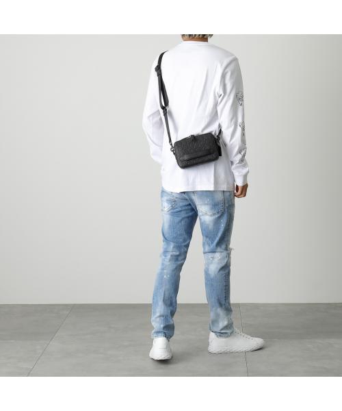 コーチ COACH メッセンジャーバッグ ショルダー 白黒 チェック