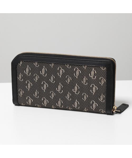 美品】JIMMY CHOO ジミーチュウ 長財布 ラウンドファスナー ホワイト