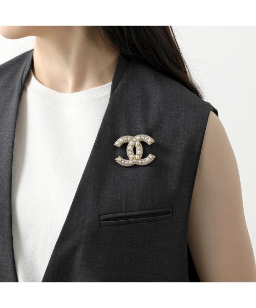 CHANEL ブローチ A64762 B06258 ココマーク パール (505771414 CHANEL ブローチ A64762 B06258 ココマーク パール (505771414