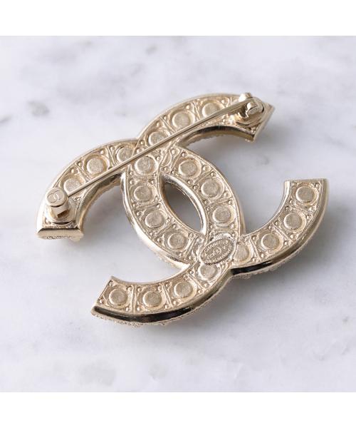 CHANEL ブローチ A64762 B06258 ココマーク パール (505771414 CHANEL ブローチ A64762 B06258 ココマーク パール (505771414