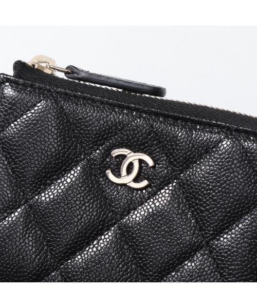 CHANEL 三つ折り財布 AP3177 B10583 マトラッセ キャビア CHANEL 三つ折り財布 AP3177 B10583 マトラッセ キャビア