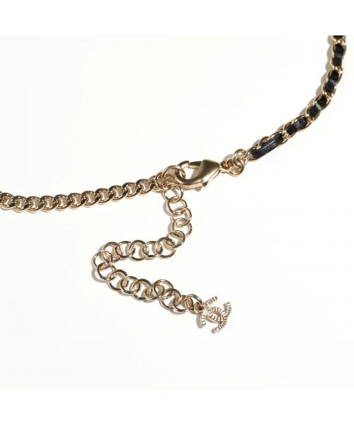 CHANEL ネックレス AB9278 B09009 チェーン レザー(505771562 CHANEL ネックレス AB9278 B09009 チェーン レザー(505771562