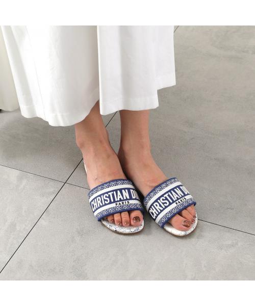 トワル ドゥ ジュイ柄】DIOR DWAY スライド フラットサンダル