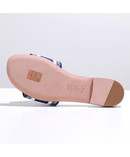 【可愛い♪】DIOR Dway スライド サンダル Dior スライドサンダル Dway スライド KCQ209RIY(505771569