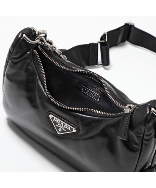 ◇ 極美品 PRADA プラダ ショルダーバッグ ナイロン×レザー A4