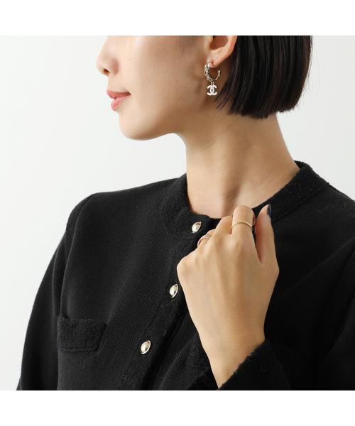 CHANEL フープピアス ABA159 B10006 モチーフ メタル(505771831