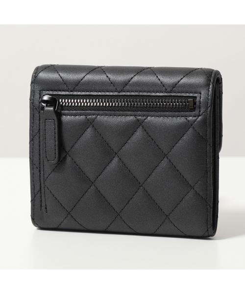 CHANEL 二つ折り財布 SO BLACK ソーブラック AP0231 B13639 CHANEL 二つ折り財布 SO BLACK ソーブラック AP0231 B13639
