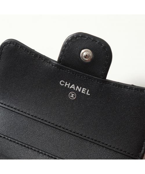 CHANEL 二つ折り財布 SO BLACK ソーブラック AP0231 B13639 CHANEL 二つ折り財布 SO BLACK ソーブラック AP0231 B13639