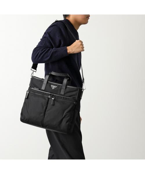 PRADA ブラウン トートバッグ MONOTOWN ダークブラウン ナッパレザー ワンショルダーバックパック | PRADA