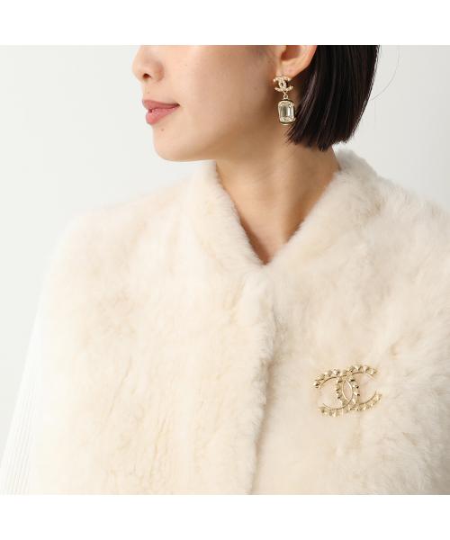 CHANEL ピアス AB8912 ココマーク パール シトラス(505771896