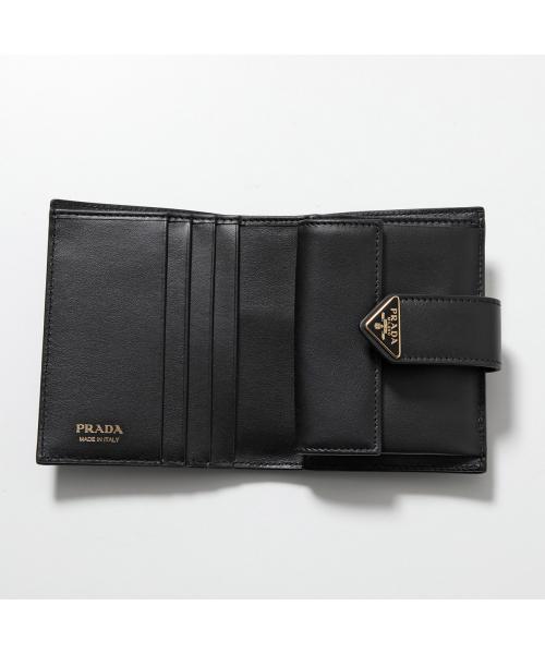 プラダ 二つ折り財布 レザー 1ML023 レディース PRADA 中古 プラダ 二つ折り財布 レザー 1ML023 レディース PRADA 中古