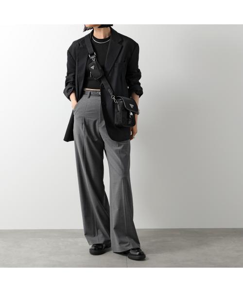 PRADA プラダ ショルダーバッグ Re-Nylon サフィアーノレザー PRADA プラダ ショルダーバッグ Re-Nylon サフィアーノレザー