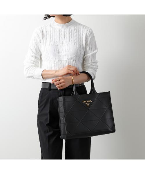 PRADA トートバッグ 1BA378 ASK ミディアム メタルロゴ PRADA トートバッグ 1BA378 ASK ミディアム メタルロゴ