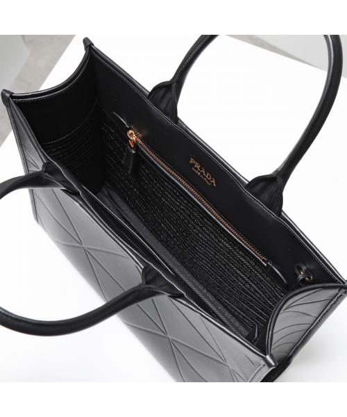 PRADA トートバッグ 1BA378 ASK ミディアム メタルロゴ PRADA トートバッグ 1BA378 ASK ミディアム メタルロゴ