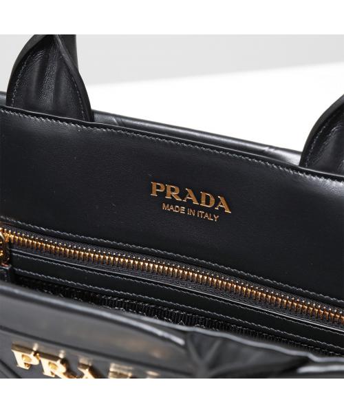 PRADA トートバッグ 1BA378 ASK ミディアム メタルロゴ PRADA トートバッグ 1BA378 ASK ミディアム メタルロゴ