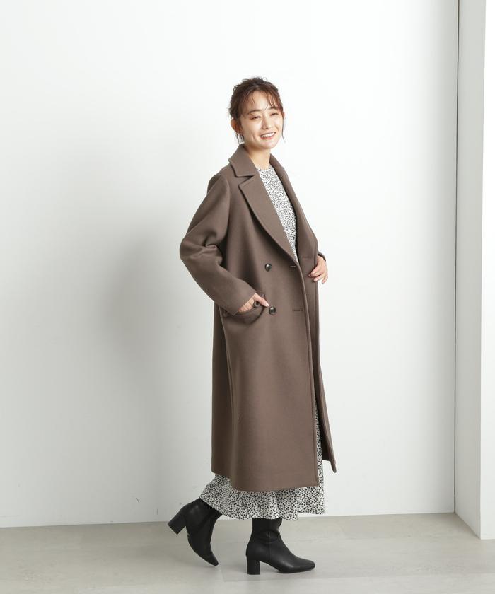 セール】HAMILTON ラムズチェスターコート《S Size Line セール】HAMILTON ラムズチェスターコート《S Size Line
