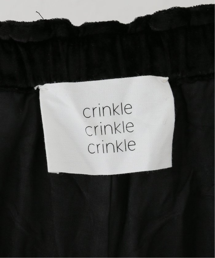 セール 30%OFF】【crinkle crinkle crinkle】 VELVET 3D