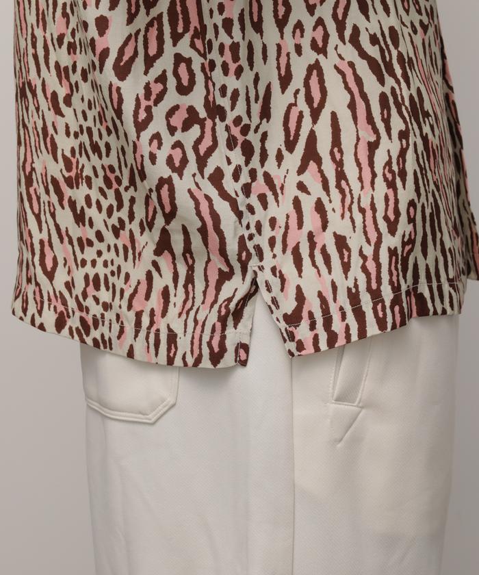 schott レオパード　レーヨンシャツ RAYON SHIRT 