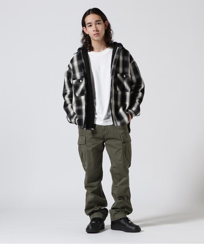 SAINT MICHAEL/セント マイケル/SHIRT PARKA/CHECK/BKxWT SAINT MICHAEL/セント マイケル/SHIRT PARKA/CHECK/BKxWT