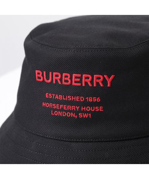 BURBERRY バケットハット 　ホースフェリー BURBERRY バーバリーホースフェリーモチーフ コットン バケット