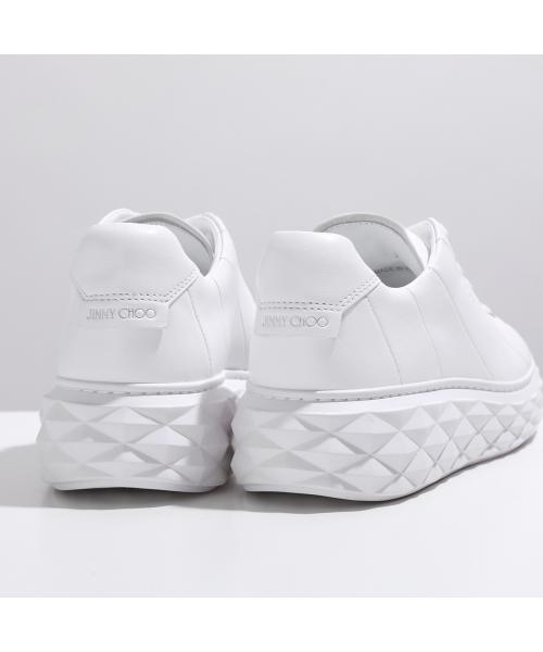 【JIMMY CHOO】Diamond Light/F-Rxn-White/White ★関税送料込み セール】Jimmy Choo スニーカー DIAMOND LIGHT MAXI/F RXN