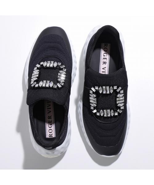 ROGER VIVIER スニーカー VIV RUN LIGHT STRASS BUCKLE