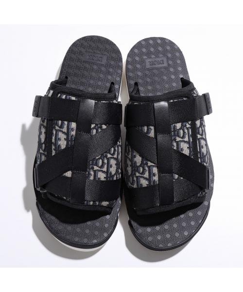 Dior スライドサンダル ALPHA 3SA081YXV オブリーク ジャカード 